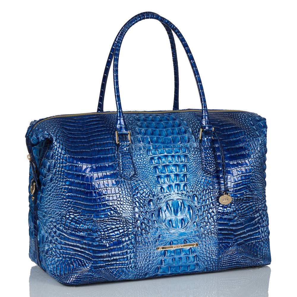 Brahmin Duxbury Weekender Vista Blue Ombre Melbourne [d9ZtQnjE] - $117. ...